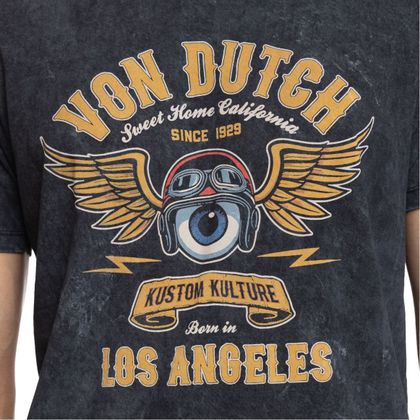 Von Dutch SEEING Short-sleeved T-Shirt - Black