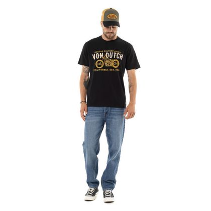 T-Shirt manches courtes Von Dutch SPIRE - Noir