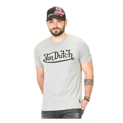Camiseta de manga corta Von Dutch GRIS Ref : VDH0053 