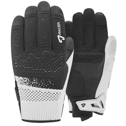 Gants Racer VENTUS - Noir / Blanc