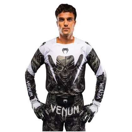 Koszulka cross Venum MX ELITE 2027 - Czarny / Beżowy