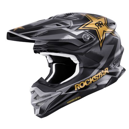 Casque cross Shoei VFX-WR - MALCOM STEWART 27 2026 - Noir / Blanc Ref : SI0716 