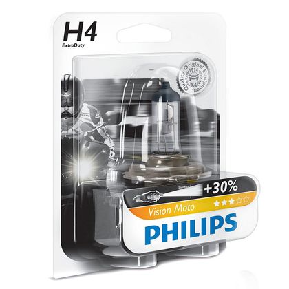 Ampoule Philips VISION MOTO H4 12V 60/55W P43T-38