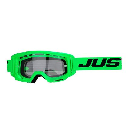 Gafas de motocross JUST1 VITRO - FLUO GREEN - PANTALLA CLARA 2022 Ref : JS0073 / 698002004100001 