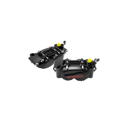 Etriers de frein Accossato radial CNC 108mm avec plaquettes frittées Universel - Noir Ref : ACC0099 / PZ012N-ST 
