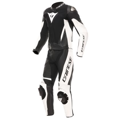 Combinaison Dainese DEMON SPRINT PERFORE 2 PIECES - Noir / Blanc Ref : DN2244 