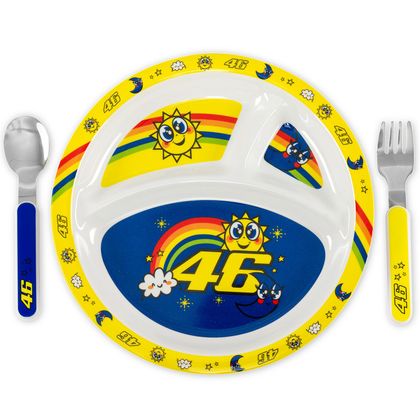 Kit de comida VR 46 VR46 - KIT COMIDA BEBÉ - Amarillo