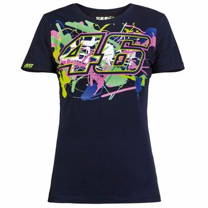 Camiseta de manga corta VR 46 WOMAN BLUE Ref : VR0291 