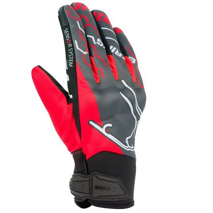 Guantes Bering WALSHE - Gris / Rojo Ref : BR1381 