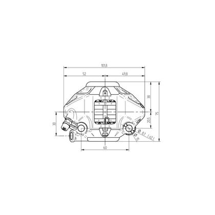 Etriers de frein Accossato radial monobloc gauche Moto 3 CNC 60mm piston titane Universel