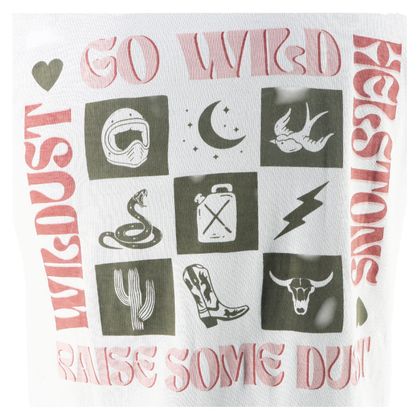 T-Shirt manches courtes Helstons GO WILD REGULAR - Blanc