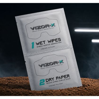 Vizor-X PROSPECT / FURY / ALPINESTARS waterafstotende folies - Kleurloos