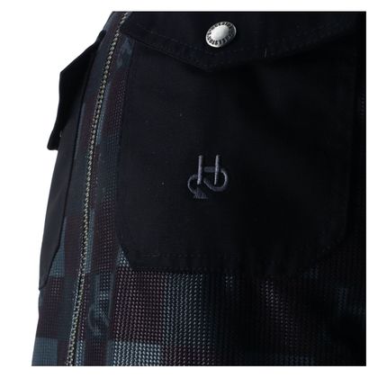 Helstons WOOD AIR Motorjas - Zwart / Grijs