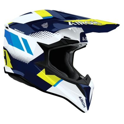 Airoh WRAAAP - VISION 2026 Cross-Helm - Gelb / Blau