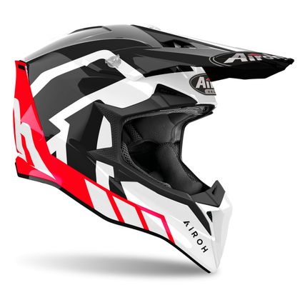 Casque cross Airoh WRAAAP - RELOADED 2024 - Rouge