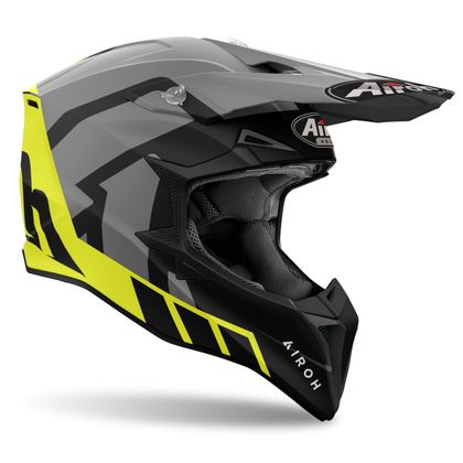 Casco de motocross Airoh WRAAAP - RELOADED 2024 - Amarillo