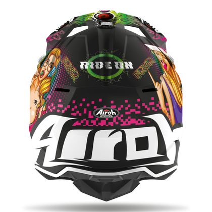 Casco de motocross Airoh WRAAP - PIN UP - MATT 2021