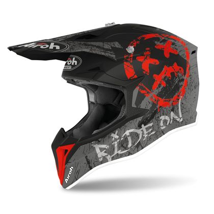 Casque cross Airoh WRAAP YOUTH - SMILE Ref : AR1243 