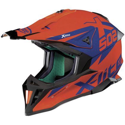 Casco de motocross X-lite X-502 MATRIS LED Orange 2019