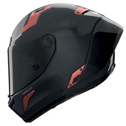 Casque intégral Nolan X-804 RS - ULTRA CARBON - IRIDO DARK - Noir / Rouge