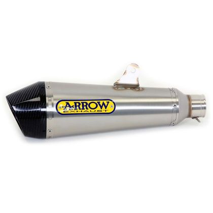 Silencieux Arrow X-kone nichrom Dark embout carbone Ref : 71502XKN / CMB71502XKN+71635MI 