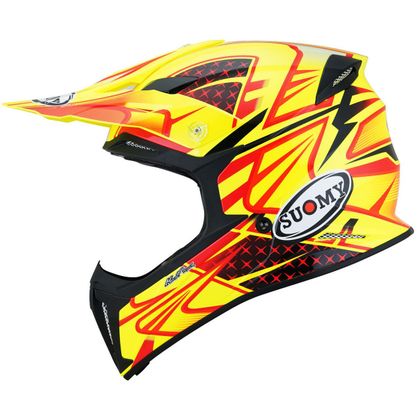 Casque cross Suomy X-WING - DUEL - RED YELLOW 2021
