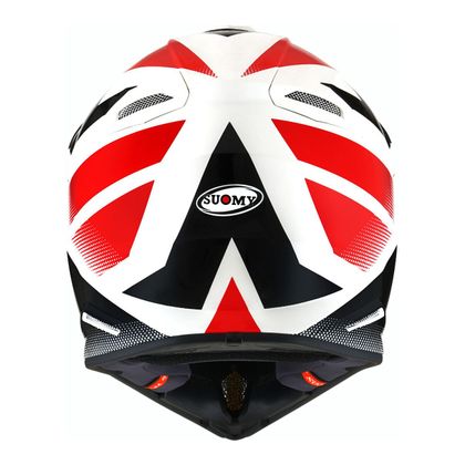 Casque cross Suomy X-WING - GRIP - WHITE RED 2021