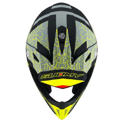 Casco de motocross Suomy X-WING - REEL - MATT YELLOW FLUO 2024 - Amarillo