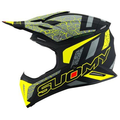 Casco de motocross Suomy X-WING - REEL 2024 - Amarillo
