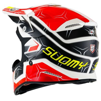 Casco de motocross Suomy X-WING - SUBATOMIC - BLACK/RED 2022