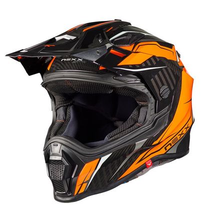 Casco de motocross Nexx X.WRL - ATIKA 2023 - Naranja / Gris Ref : NE0540 
