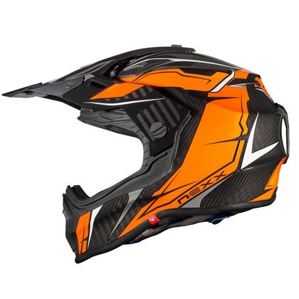Casco de motocross Nexx X.WRL - ATIKA 2023 - Naranja / Gris