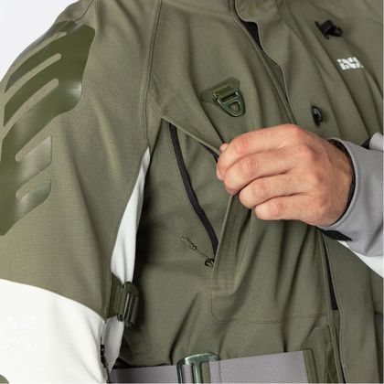 Veste Moto IXS VENTURE-STX 1.0 - Gris / Vert