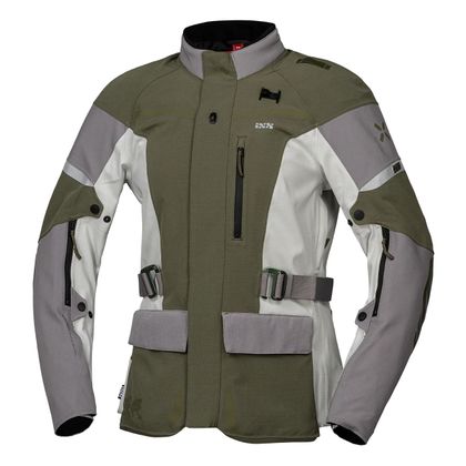 IXS VENTURE-STX 1.0 VROUWEN Motorvest - Grijs / Groen Ref: IS1180 
