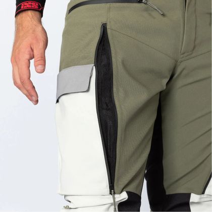 IXS VENTURE-STX 1.0 Motorcycle Trousers - Grey / Green