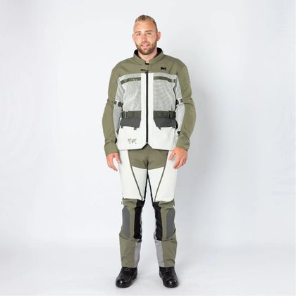 IXS VENTURE-AIR 1.0 Motorcycle Trousers - Grey / Green