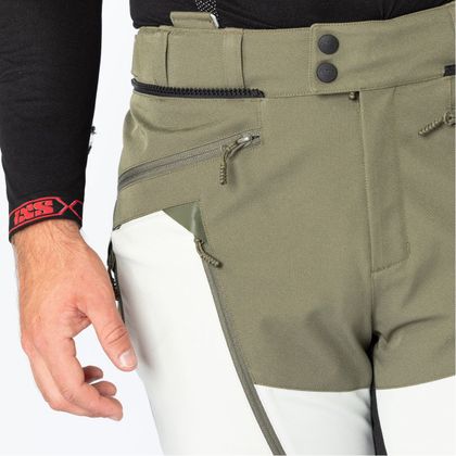 IXS VENTURE-AIR 1.0 Motorcycle Trousers - Grey / Green