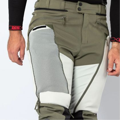 IXS VENTURE-AIR 1.0 Motorcycle Trousers - Grey / Green