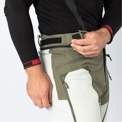 IXS VENTURE-AIR 1.0 Motorcycle Trousers - Grey / Green