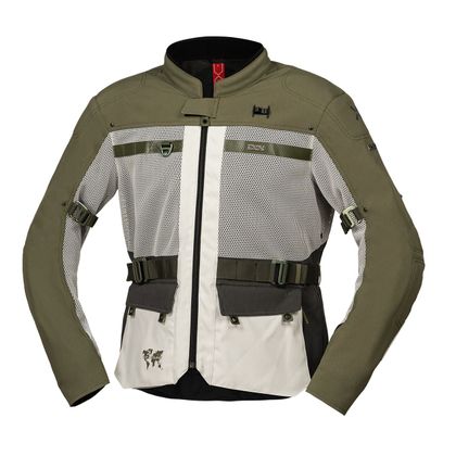 IXS VENTURE-BIG AIR 1.0 Motor Vest - Grey / Green Ref : IS1148 