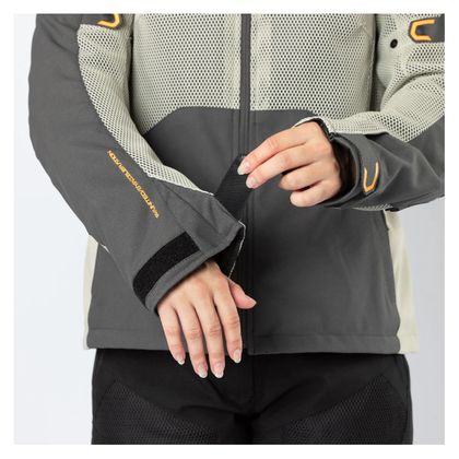 Veste Moto IXS TOURSTER-BIG AIR 1.0 FEMME - Gris / Orange