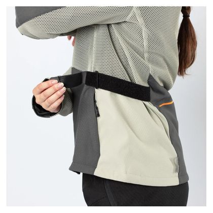 Veste Moto IXS TOURSTER-BIG AIR 1.0 FEMME - Gris / Orange