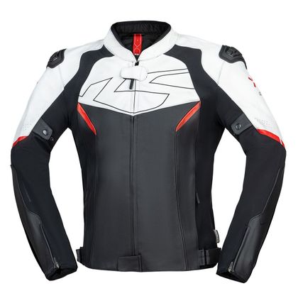 IXS ACE 1.0 Motorradjacke - Schwarz / Weiß Ref : IS1167 