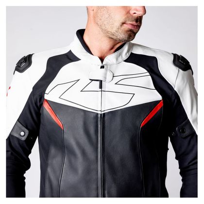 IXS ACE 1.0 Motorradjacke - Schwarz / Weiß