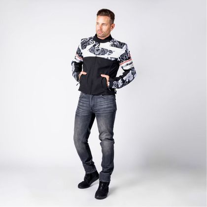 IXS RAPID-STX 2.1 Motorbike Jacket - Black / Grey