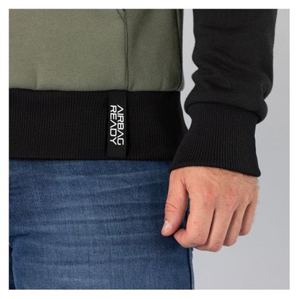 IXS RAPID 1.0 Motorcycle sweatshirt - Green / Orange