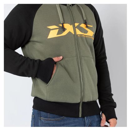 IXS RAPID 1.0 Motorcycle sweatshirt - Green / Orange