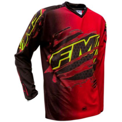 Camiseta de motocross FM Racing CORE X25 RED / BLACK 2018