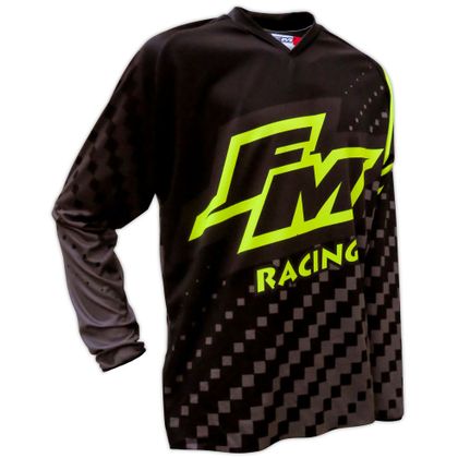 Camiseta de motocross FM Racing HERO 2 X25 BLACK/GREY NIÑO