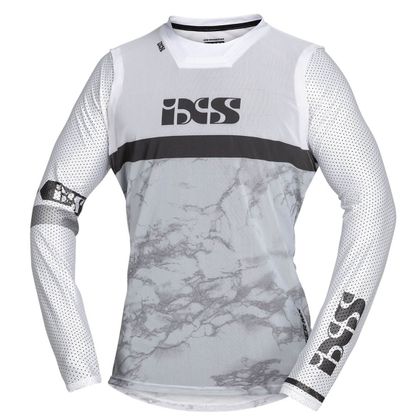 Camiseta de motocross IXS TRIGGER GREY/WHITE 2022 Ref : IS0883 